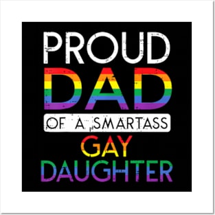 LGBTQ Proud Dad Gay Pride LGBT Ally Father's Day Posters and Art